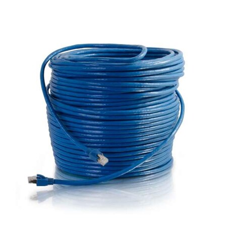 Cb Distributing 100 Ft. Cat6 Snagless Solid Shielded Network Patch Cable - Blue ST862386